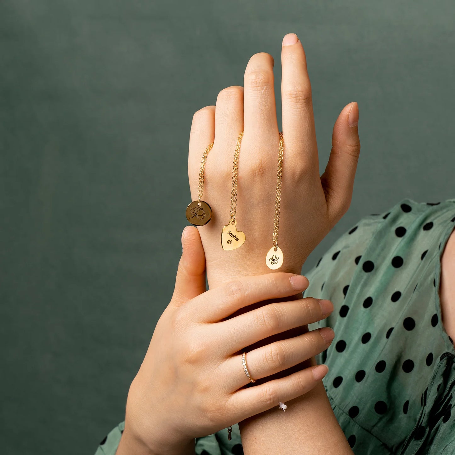 Collier Coeur Personnalisé - 03 Couleurs