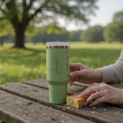 Gourde Isotherme Personnalisée 40oz - Vert