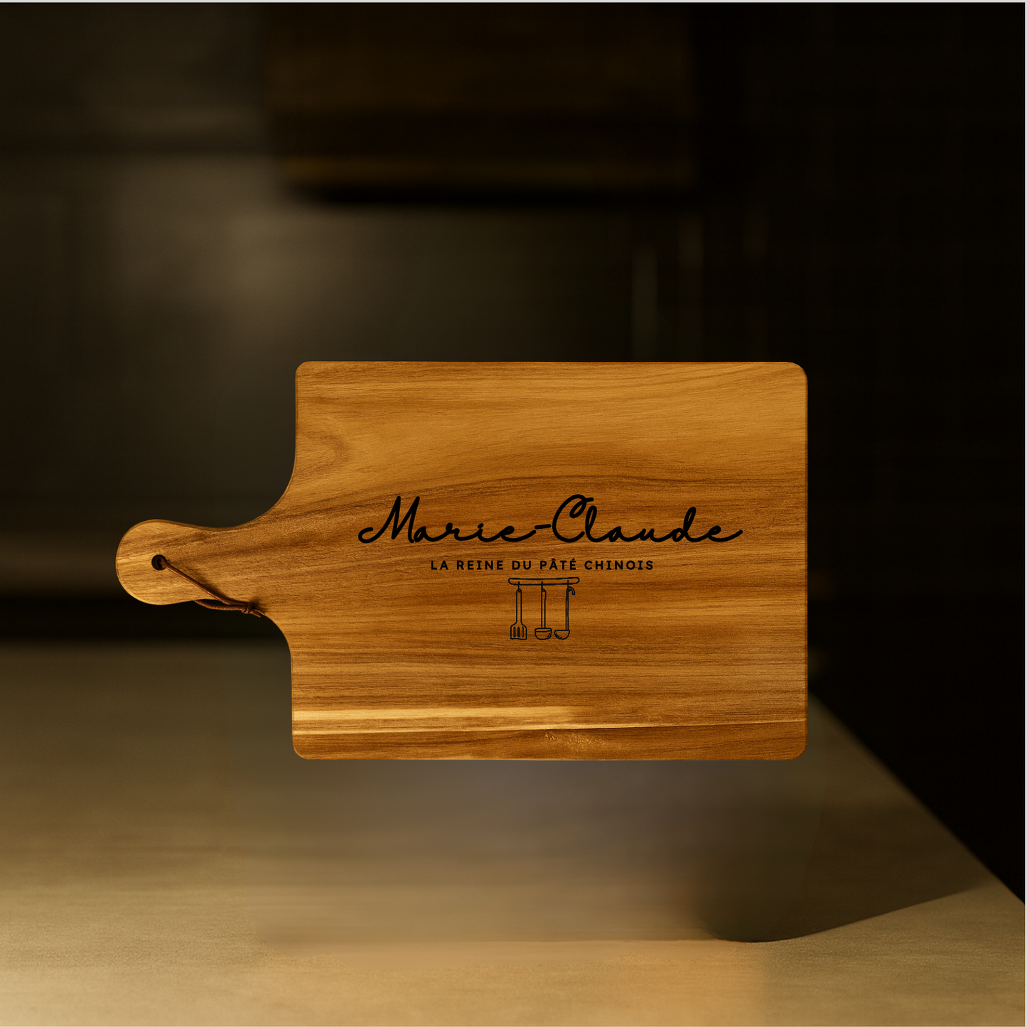 Planche à découper en bois d'acacia