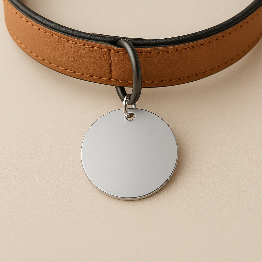 Round Personalized Pet Tag