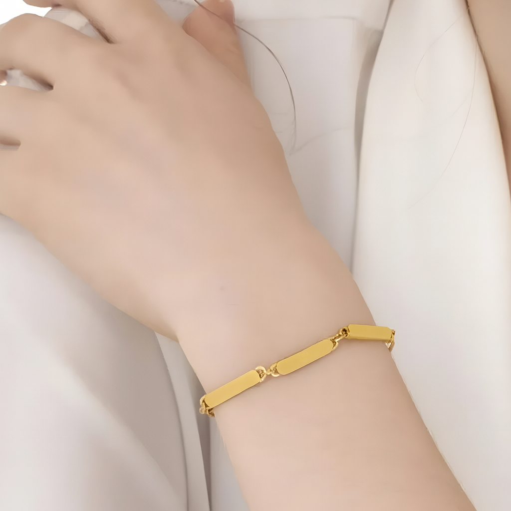 Personalized Paperclip Bracelet 