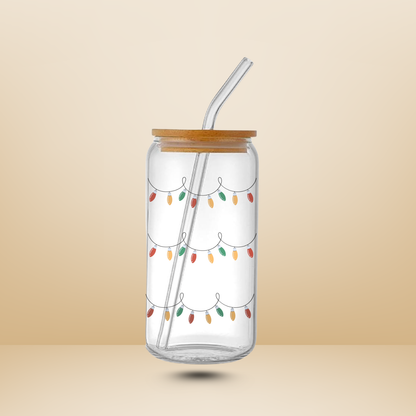 Verre à boire - Noël éclairé