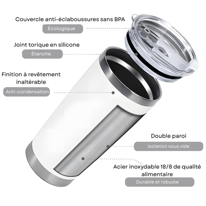 Thermos sans manche personnalisé - 20oz
