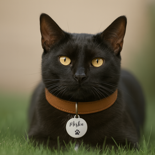 Médaillon Personnalisé Animaux - Rond