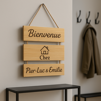 Enseigne décorative personnalisée