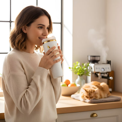 Gourde Isotherme Personnalisée 40oz - Blanc