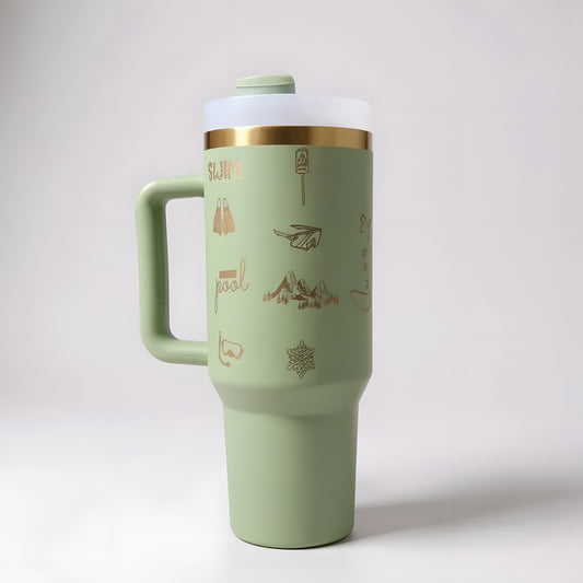 Gourde Isotherme Personnalisée 40oz - Vert