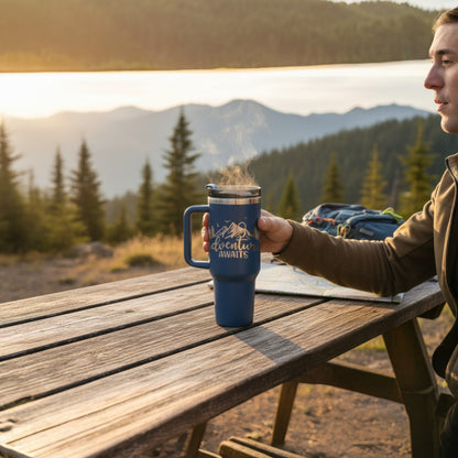 Gourde Isotherme Personnalisée 40oz - Bleu